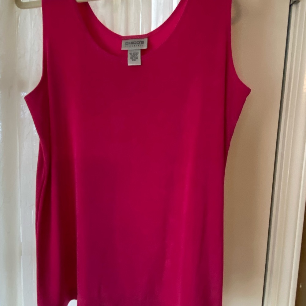 Chicos  Travelers size 2 pink tank